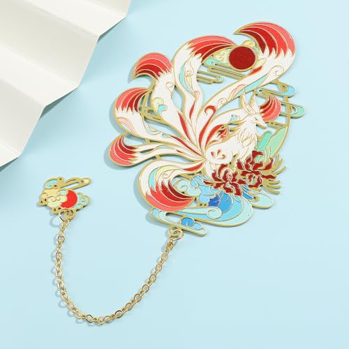 Shan Hai Jing Divine Beasts Bookmark Phoenix Dragon Koi Deer Good Luck Gift - color: Style 5 Gift Boxed