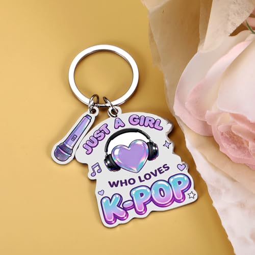 K Pop Keychain Gifts for Girls Women, Kpop Merch for K Pop Lovers Girls