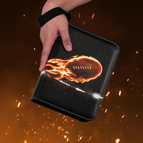 RONMONG Football Card Binder, 440 Pockets, Protective Trading Card Album - color: football-style 2, size: 440