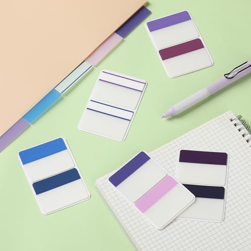 Mr. Pen- Sticky Index Tabs, 500 Pcs, 21 Sets, Colorful - color: Space