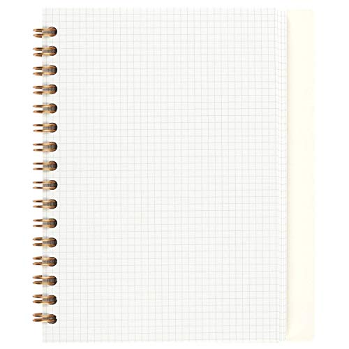 Maruman Septcouleur Spiral Notebook, 200 Pages, A6 3mm Grid, Mint Green - color: Comfort Mint, size: 5.98" x 4.57"