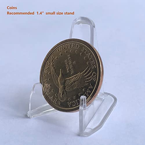 Mini Acrylic Trading Card Stand for display, Thickened, 25 Pack 1.4 In Tall - size: 25 PCS / 1.4"