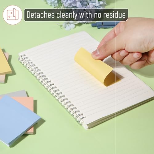 Mr. Pen- Sticky Notes, 3"x3", 12 Pads, 600 Sheets, Colorful - color: Autumn