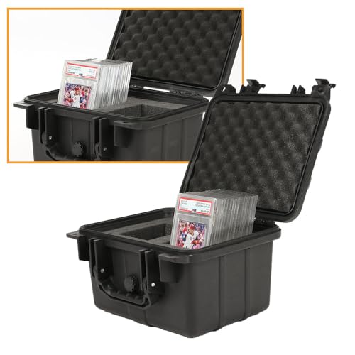 Storage Box for Collectible Cards, Tools, Screws, Craft Supplies DIY Adjustable Organizer Box with Removable Dividers & Protective Foam, Lightweight Stackable Storage Container Black Buckle - size: 1 Pack | DIY Divider | Small Size | Black