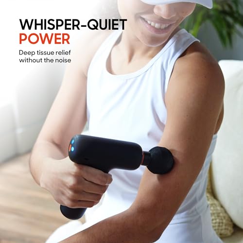 Sharper Image Powerboost Core Mini Percussion Massage Gun, 2026 Version - color: Black - Core