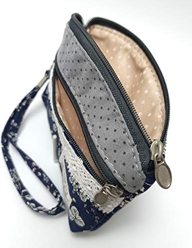 Coin Purse for Women Cute Small Wallets Change Purse Coin Pouch (grey blue) - color: grey blue