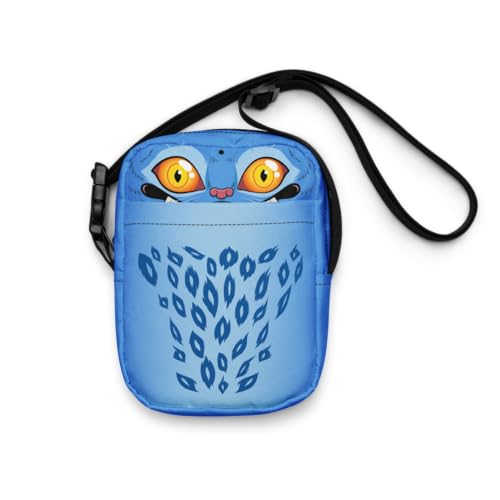 KPop Demon Hunters Derpy Tiger Crossbody Bag – Cute Character Shoulder Purse with Adjustable Strap – Lightweight Everyday Accessory – Officially Licensed