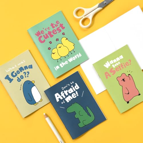 Monolike Mini Storytown Ver.2 Blank Note 6P B SET_105x148mm, 48pages - color: Storytown Ver.2 B-SET