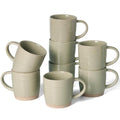 famiware Coffee Mugs Set of 8, 13 oz Mug Set, Ceramic Cup Set with Handle - color: Constellation-Honey, size: 8 Count (Pack of 1)