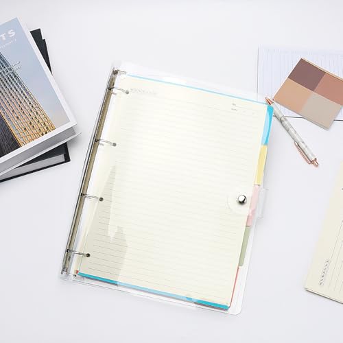 Clear A4 Binder Budget Planner Cover Shell Protector - color: Clear A4