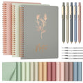 Nicpro 30PCS Cute Spiral Notebook Stationary Set For Women - size: 30pcs