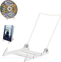 KINGDOM SOLUTIONS - 6.25" White Acrylic Display Stand Made in USA - 36 Pack - color: Acrylic White, size: 6.25" (36-pack)