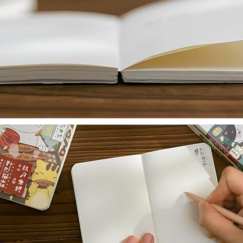 KetA Pretty Small Notebook for Women – Pocket Travel Journal, Small Cute Journal for Women, Mini Writing Journal, A6 - color: Land of Noodles