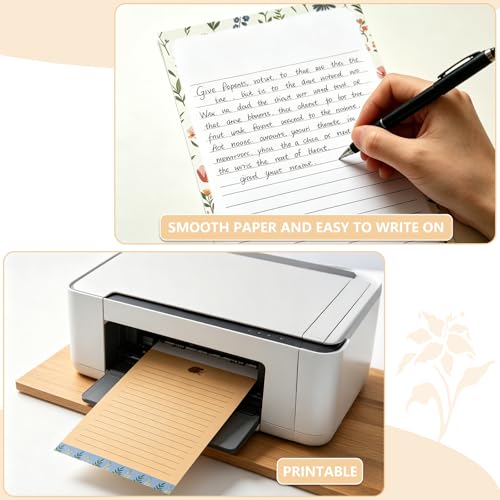 Sweet Cute Stationery Set, 92PCS Stationary Paper and Envelopes Set, 60 Writing Paper 30 Envelopes 2 Sticker Sheets, Vintage Stationery Sets for Letter Writing - style: sweet