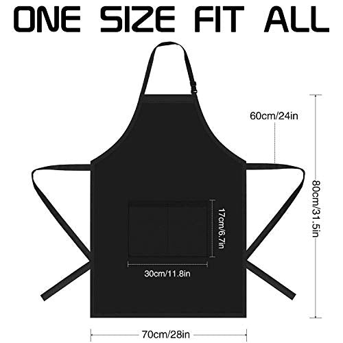Rosoz Funny Aprons for Men - Cooking Grilling BBQ Chef Apron for a Husband - color: The Grill Master