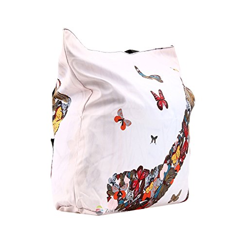 Beach Tote Bags Travel Shopping Bag With Zippered for Women - color: Sb-2097