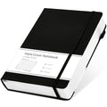CAGIE Lined Journal Notebook, 320 Pages College Ruled Notebook, 100 Gsm Paper Thick Journal, B5 Hardcover Leather Journals for Writing Women Men, 7.6x10 In, Black - color: Black, style: Lined B5