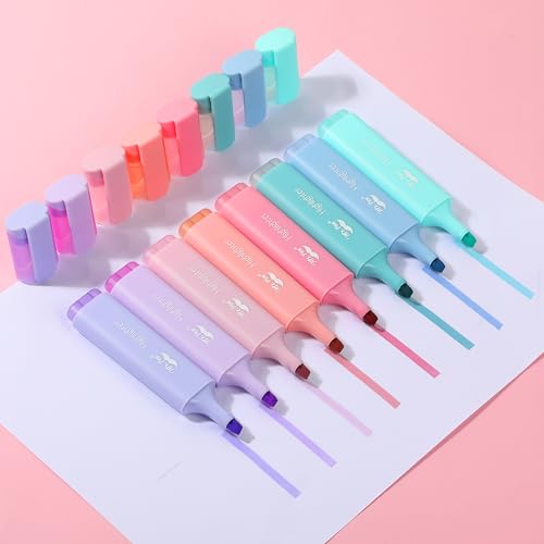Mr. Pen- Highlighters, 8 Pack, Morandi Colors - color: Morandi