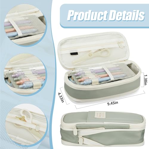 Jutom 39 Pcs Aesthetic Book Annotation Kit,Green,Cute Style - color: Green, style: Cute Style