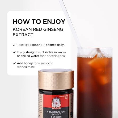 JUNG KWAN JANG Korean Red Panax Ginseng Extract Extra Strength, Energy 50g - size: 1.76 Fl Oz