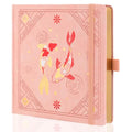 TIEFOSSI Dotted Square Journal Notebook 160 Pages for Women & Men(8 x 8) - color: Pink, size: Square-Dotted