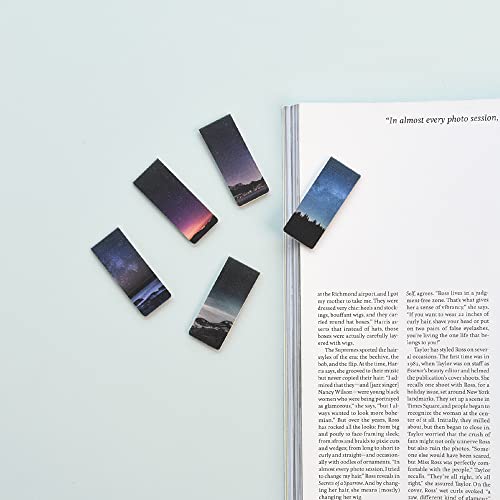 Monolike Magnetic Bookmarks Night Sky ver.1 + ver.2, 10 Pieces - color: Night Sky Ver.1 + Ver.2