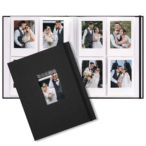 Vienrose Mini Polaroid Photo Album 208 Photos 2x3 Inch Black 1 PACK - color: Black, size: 1 PACK