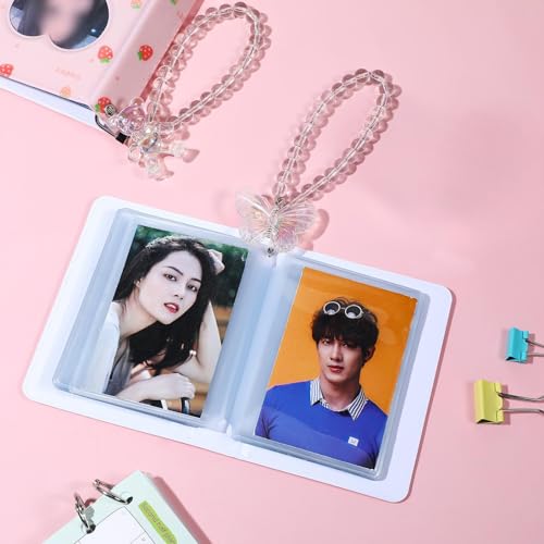 Pajean 2 Pack Photocard Binder, 3 Inch Mini Photo Album, Cute Style - style: Cute Style