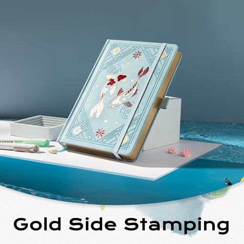 TIEFOSSI A5 Lined Journal Notebook 316 Pages for Women & Men - color: Light Blue, size: A5-Lined
