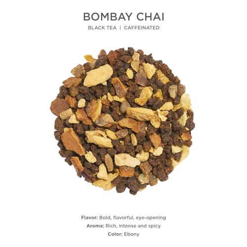 Tea Forte Bombay Chai Event Box Tea Set, 40 Pyramid Infusers - size: 40 Count