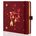 TIEFOSSI Dotted Square Journal Notebook 160 Pages for Women & Men(8 x 8) - color: Red, size: Square-Dotted