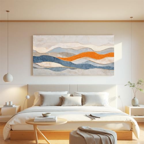 Abstract Stripe Canvas Wall Art Decor For Living Room Prints 20"X 40" - color: LAI-11E, size: 40"L x 20"W