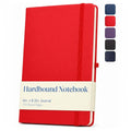 Eccolo Cool Jazz Hardbound Writing Journal, 192-Page Lined Paper, Lay-Flat - color: Red, size: Medium - (6-x-8.5 Inches)