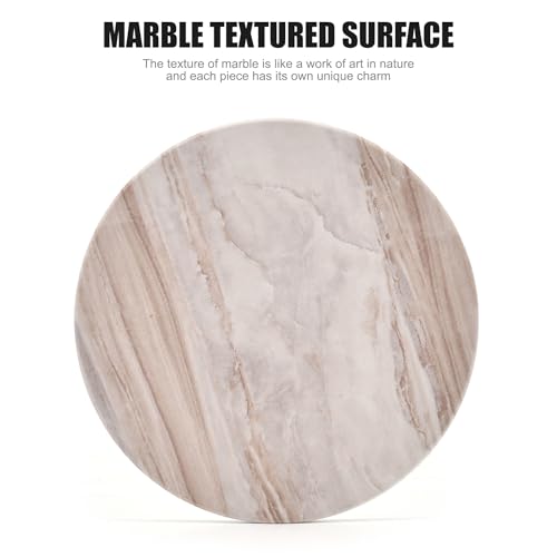 6Pcs Absorbent Coasters Set with Holder,Ceramic Drink Coaster,4 in（A1） - color: Marble Style