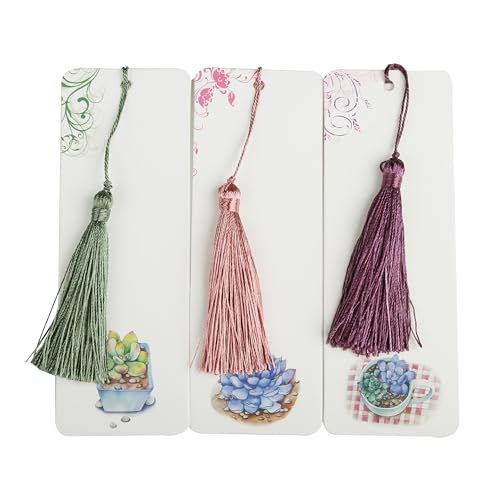 BEL AVENIR 46pcs 5" Silky Floss Carft Tassel Keychain Tassel-Light Blue - color: Light Blue, size: 46pcs