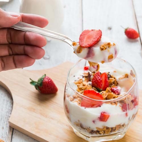 Dealusy 360 Count Clear Plastic Spoons Disposable - color: Clear