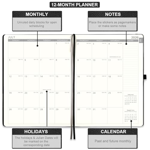 2026-2027 Planner - Weekly & Monthly Planner 2026-2027, 8.5" x 11" - style: New, 8.5" x 11"| 26-27