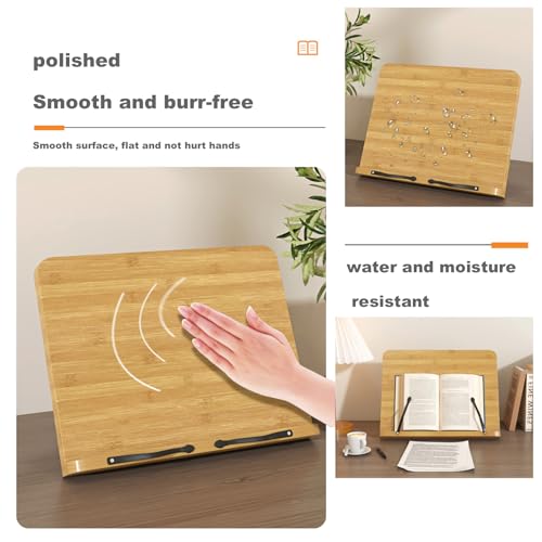 Adjustable Recipe Book Holder,Multi-Use for Cookbook & Tablet - size: S(11'' x 7.9'')
