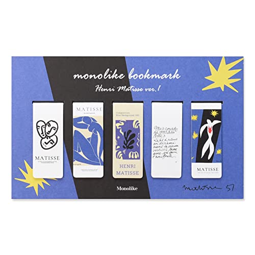 Monolike Magnetic Bookmarks Henri Matisse Ver.1, Set of 5 - color: Henri Matisse Ver.1