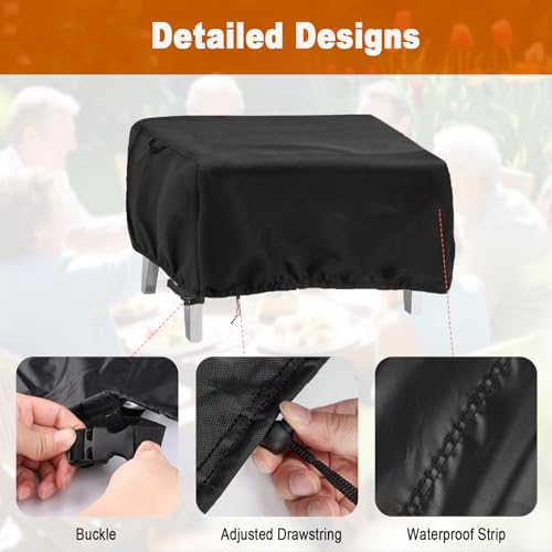Grill Cover 24 Inch for Lifemaster 2 Burner Portable Gas Grill - size: 24"L×21"W×17"H