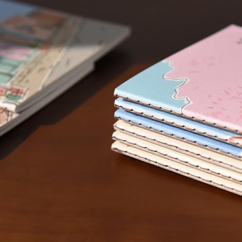 Monolike Stitch Mini Line Note Seoul-Street 4p SET - color: Seoul-Street 4p SET