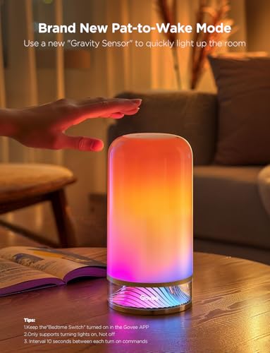 Govee RGBIC Smart Table Lamp 2, Touch Bedside Small Table Lamp (Corded) (Pack of 2) - size: Small (Pack of 2)