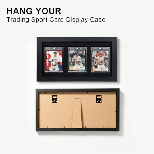 Sports Anime Game Card wall Trading Display Case Holds 3Card - 3P - size: 3-Card-3Pack-Trade