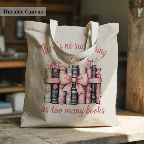 Aesthetic Canvas Tote Bag, Cute Reusable Bags for Women with Inner Pocket - color: Gray