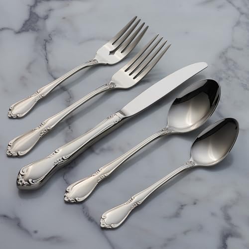 Oneida Chateau Teaspoons Silverware Set for 4, Flatware - style: Teaspoons, Set of 4