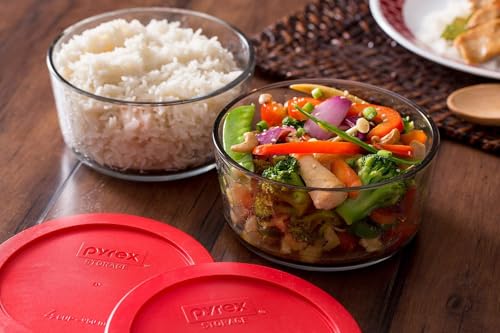 Pyrex Simply Store (8-Pack) Glass Food Storage Containers Set - size: 8 Pack (Medium)