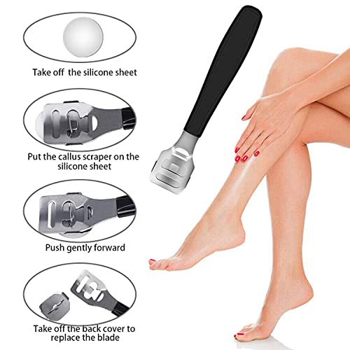 36 in 1 Professional Pedicure Kit, Foot File, Foot Rasp and Callus Remover - style: Black