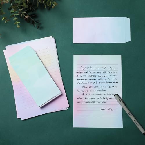 Mr. Pen- Stationery Writing Paper Set with Envelopes, 8.18" x 5.5"