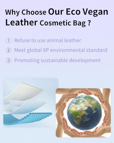 Clear Makeup Bag for Purse, Mini Make Up Bag, Black Leopard Print - color: Black Leopard Print