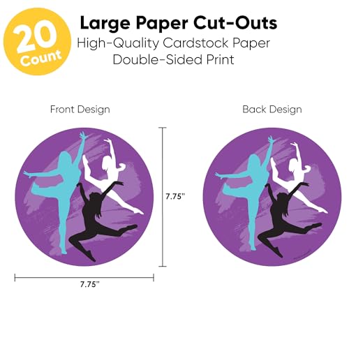 Must Dance to the Beat - Dance - Birthday Large Party Essentials - 20 Ct